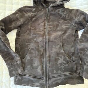 Lululemon Scuba Camo Zip Hoodie